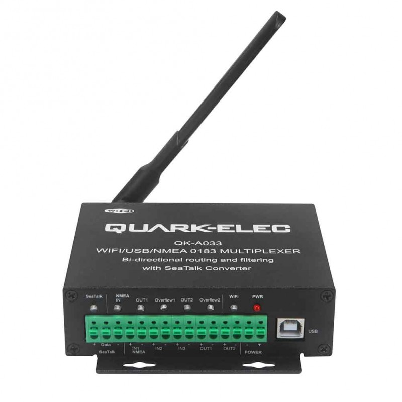 Quark-elec QK-A033 Bi-directional NMEA 0183 Multiplexer with