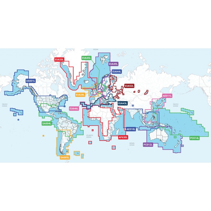 Navionics Plus+ Worldwide Large Areas